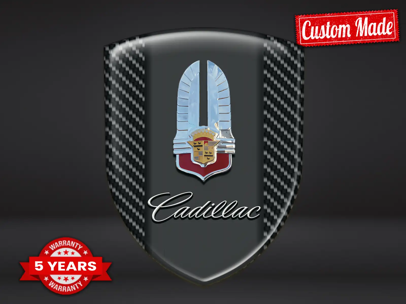 Cadillac Autoembleme Personalisierbar Limitiert Universal Robust